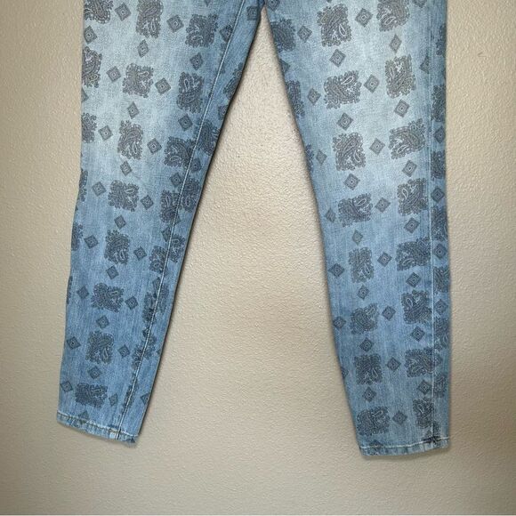 Current Elliott The Stiletto Vintage Paisley ankle skinny jeans women’s size 28 - Picture 5 of 11